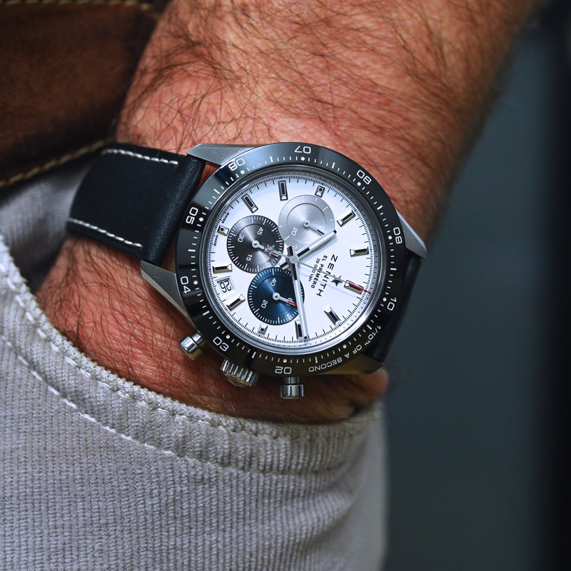 Monochrome Watches Shop | Cuoio Toscane Kalbsleder Uhrenarmband - Blau